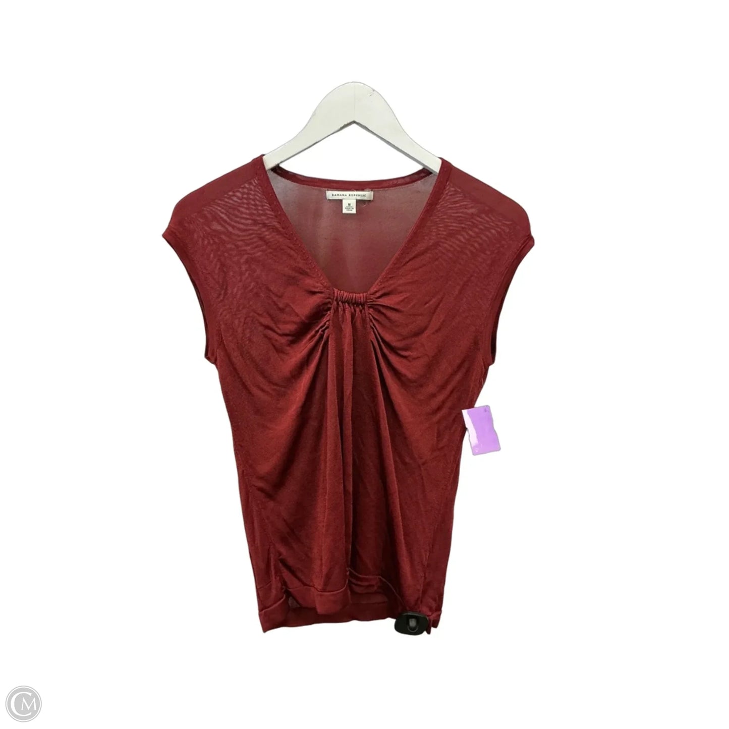 Top Sleeveless By Banana Republic In Brown, Size: M