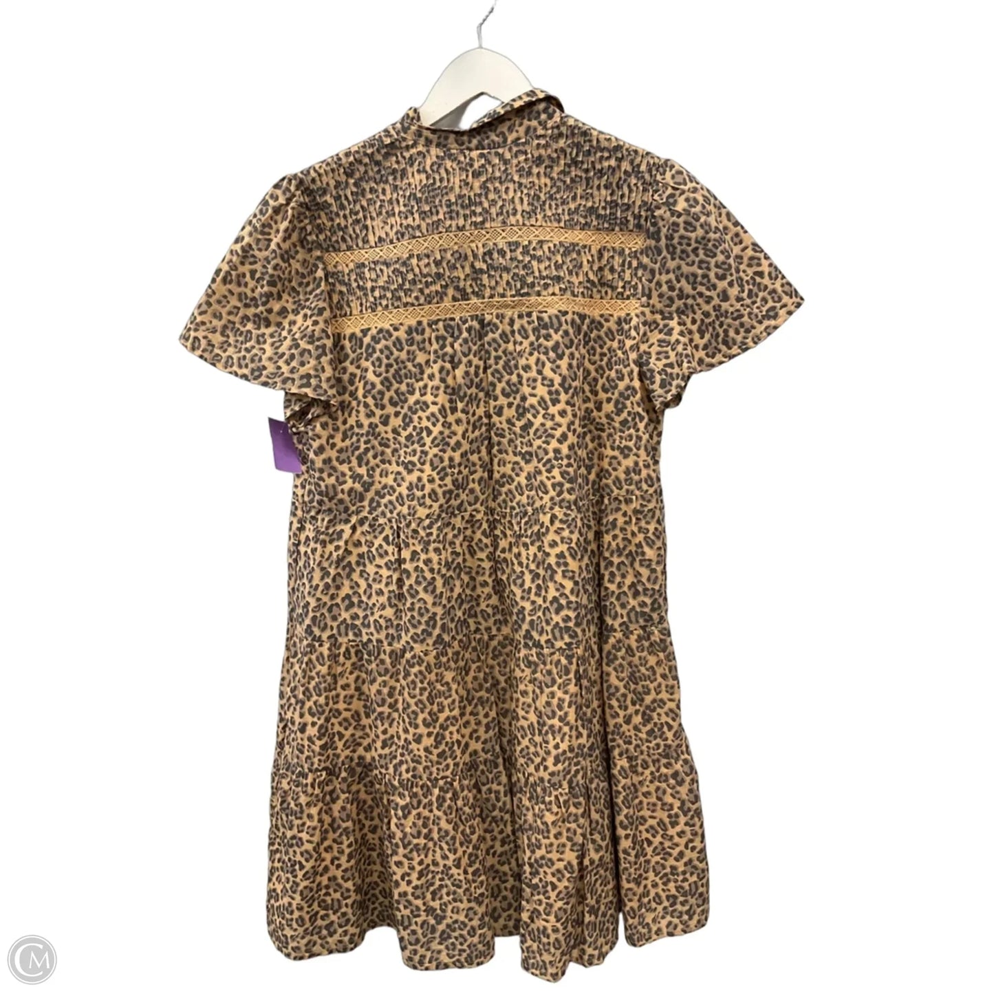 Dress Casual Midi By Anthropologie In Animal Print, Size: Sp