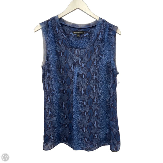 Top Sleeveless By Banana Republic In Blue, Size: M