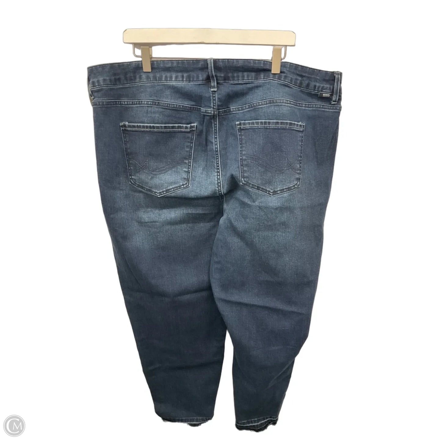 Jeans Straight By Rebel In Blue Denim, Size: 24