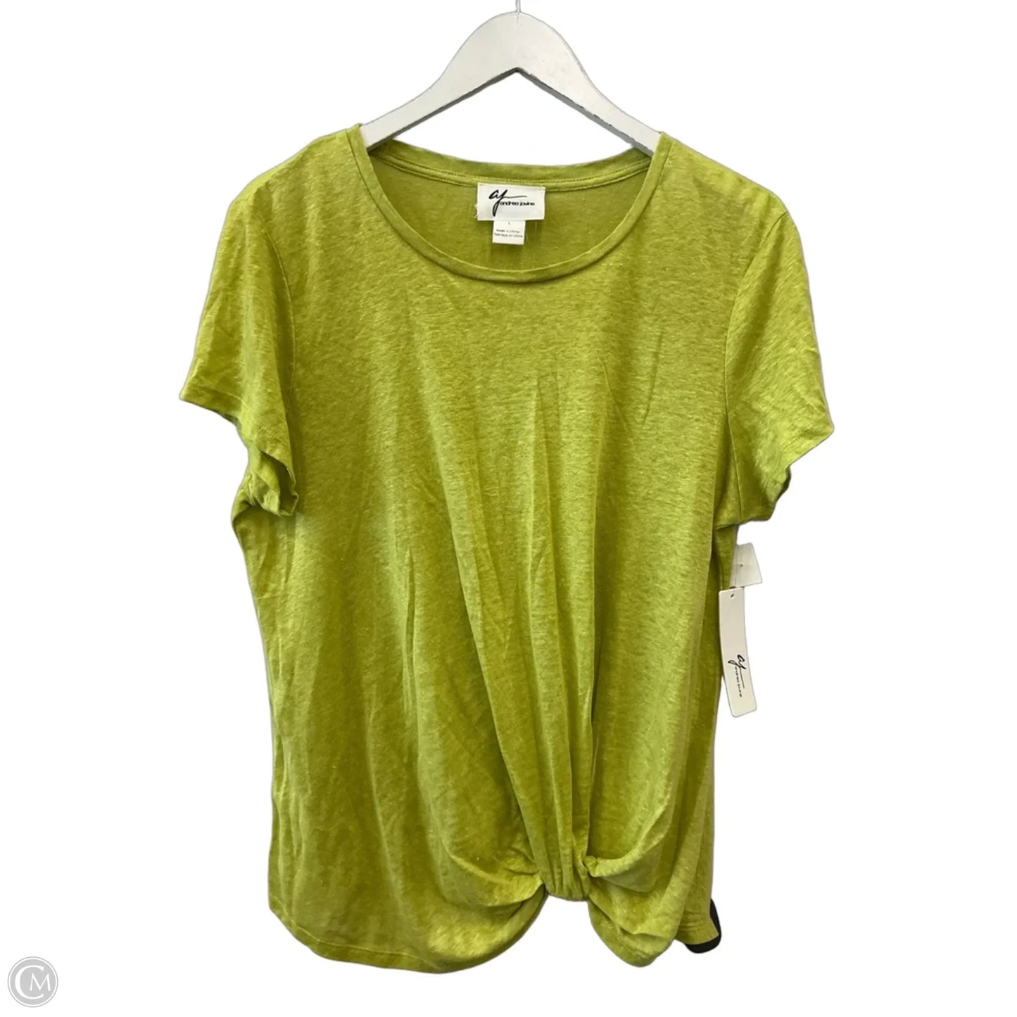 Top Short Sleeve By Clothes Mentor In Green, Size: L