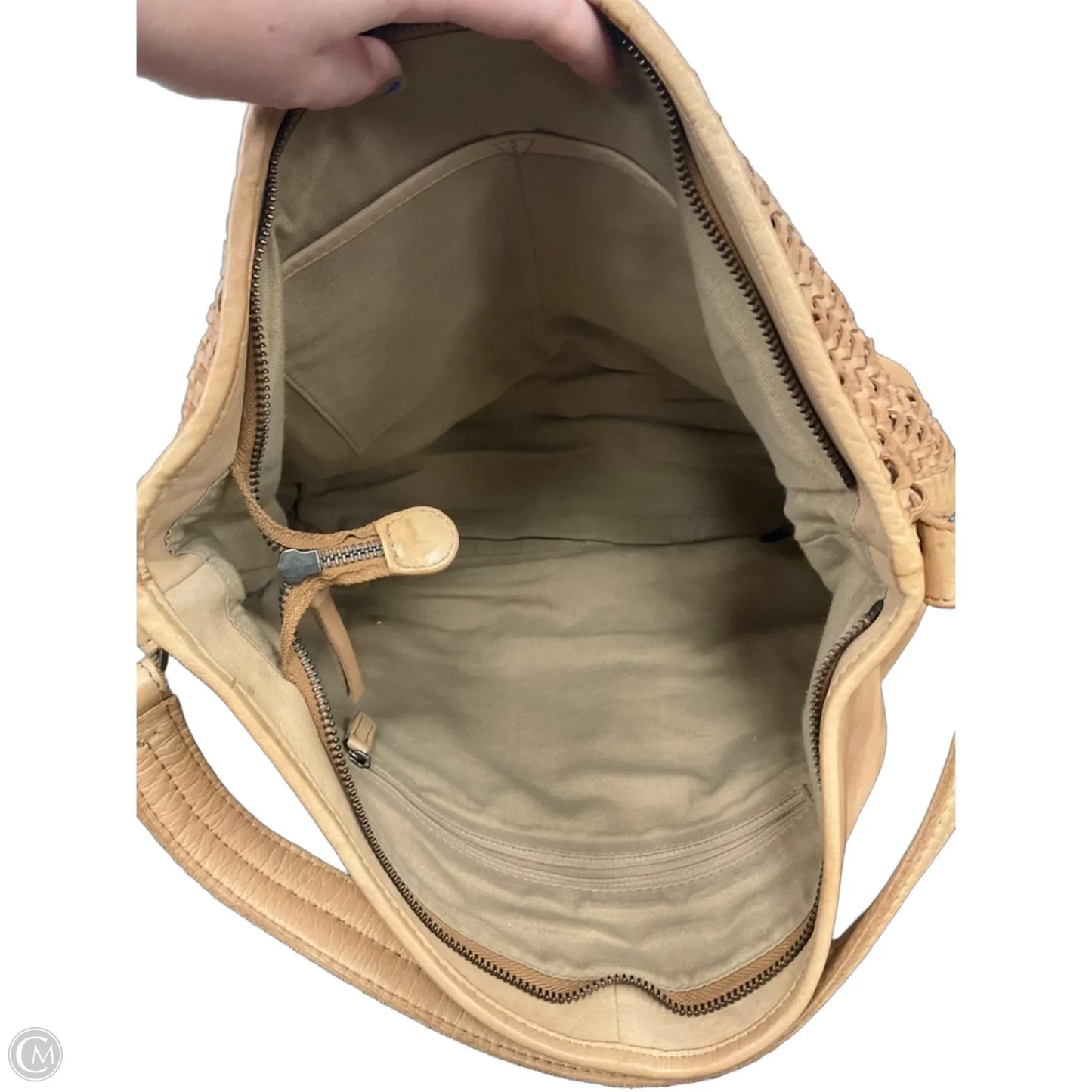 Handbag Leather By Clothes Mentor, Size: Large