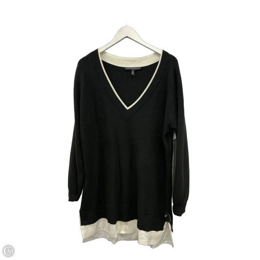 Tunic Long Sleeve By White House Black Market In Black, Size: Xl