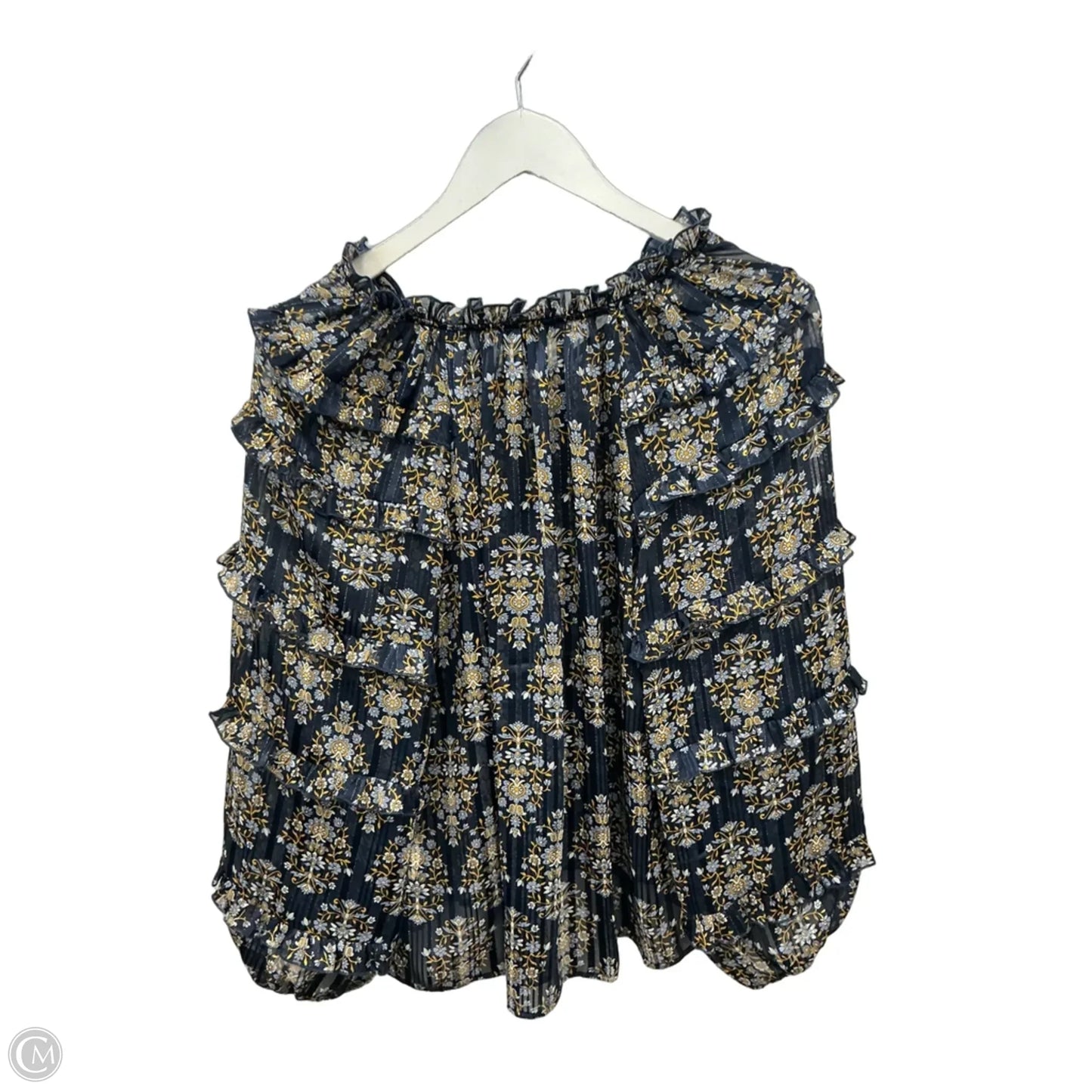 Top Long Sleeve By Express In Blue, Size: S