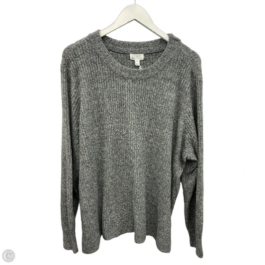 Sweater By Market & Spruce In Grey, Size: 3x