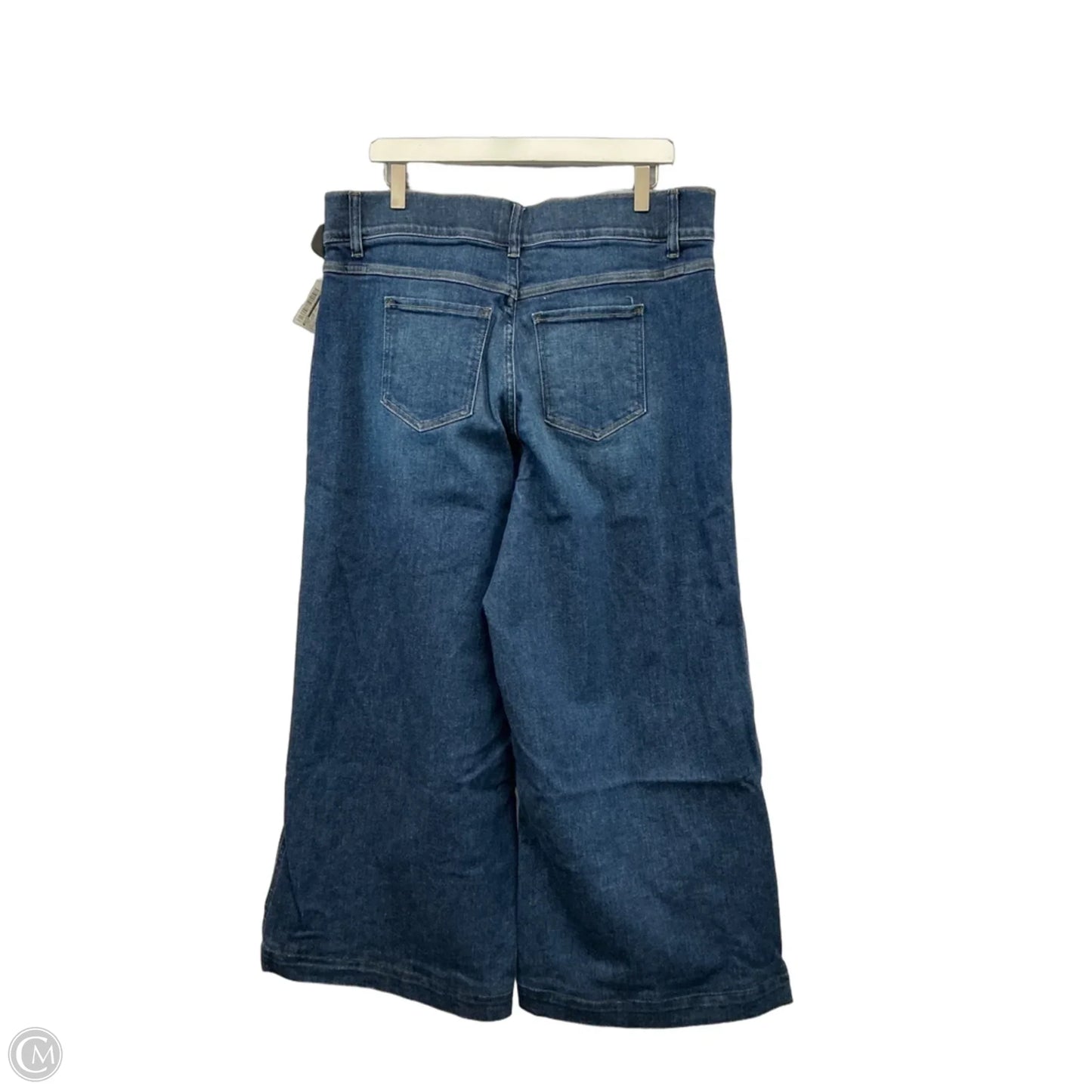 Jeans Wide Leg By Spanx In Blue Denim, Size: 18