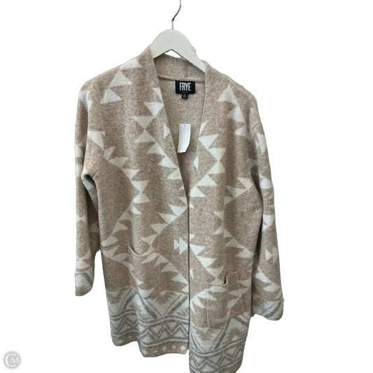 Cardigan Designer By Frye In Beige, Size: Xl