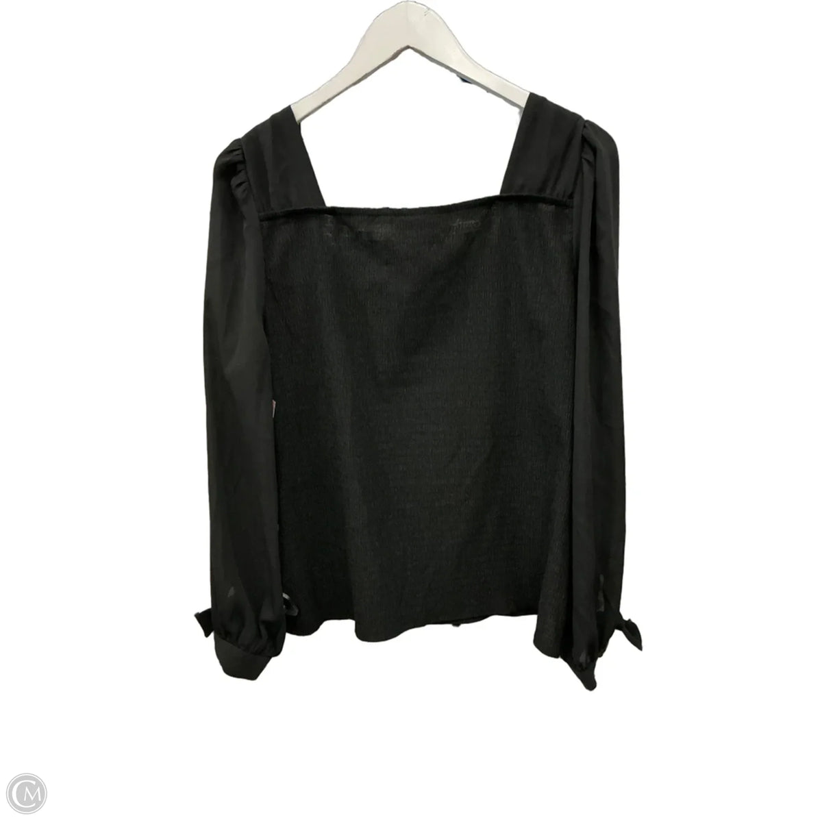 Top Long Sleeve By Bold Elements In Black, Size: L