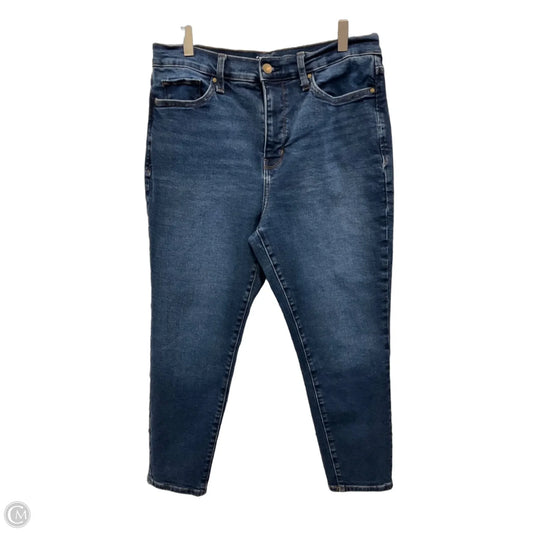 Jeans Cropped By Ana In Blue Denim, Size: 12p
