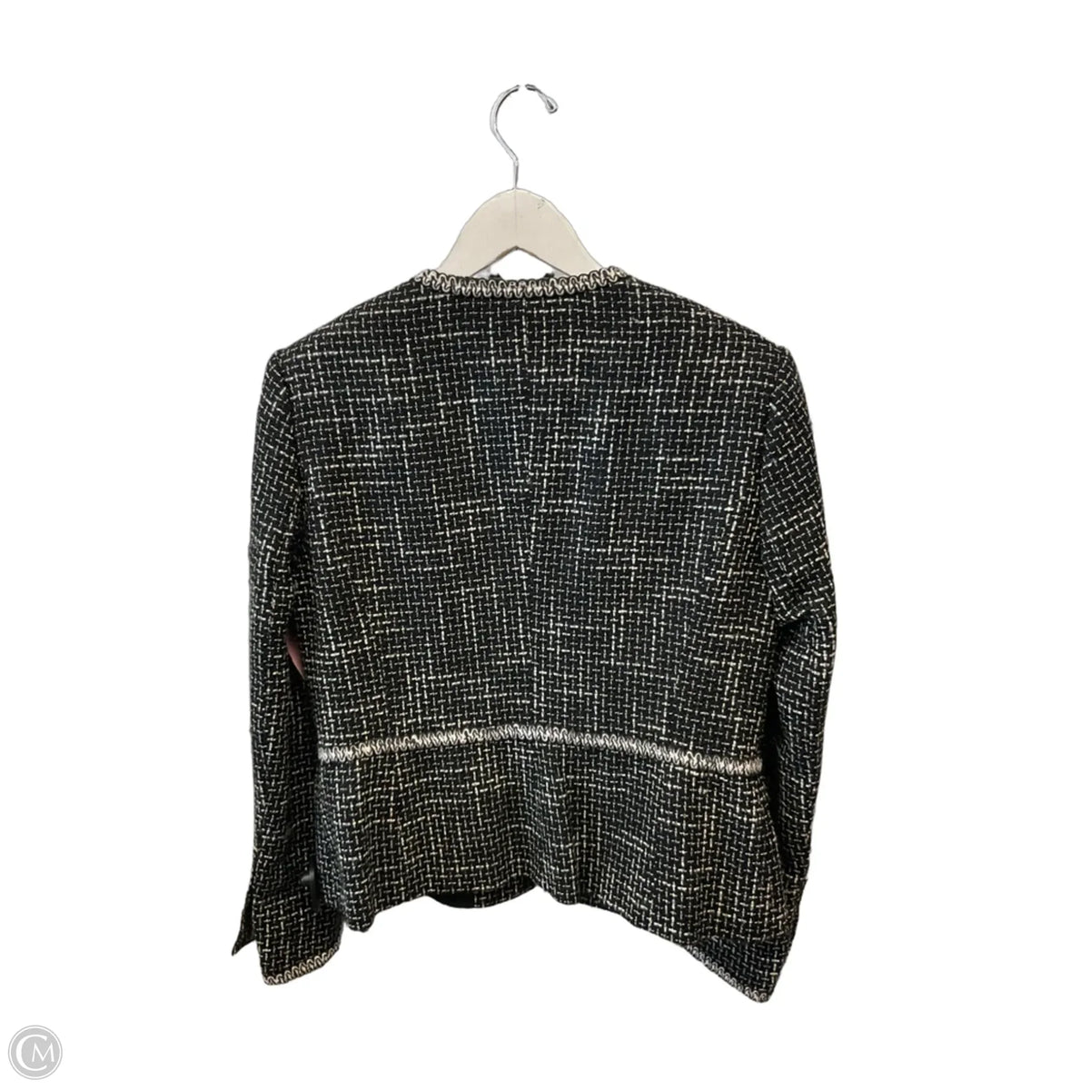 Jacket Moto By Clothes Mentor In Black, Size: M