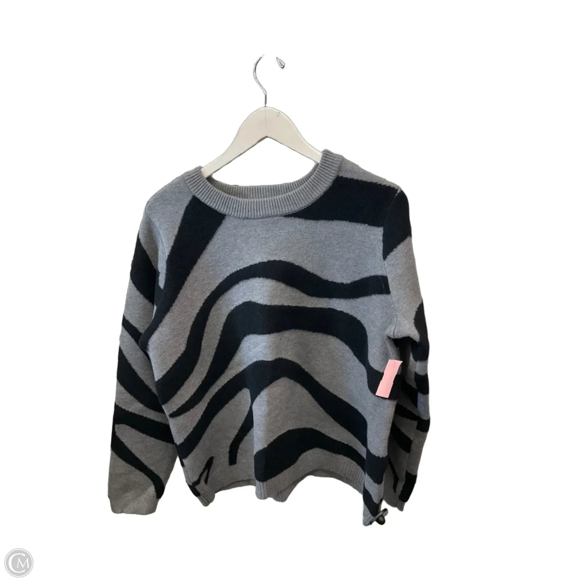 Sweater By Logo In Grey, Size: M