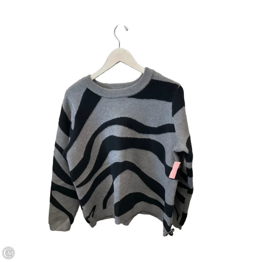 Sweater By Logo In Grey, Size: M