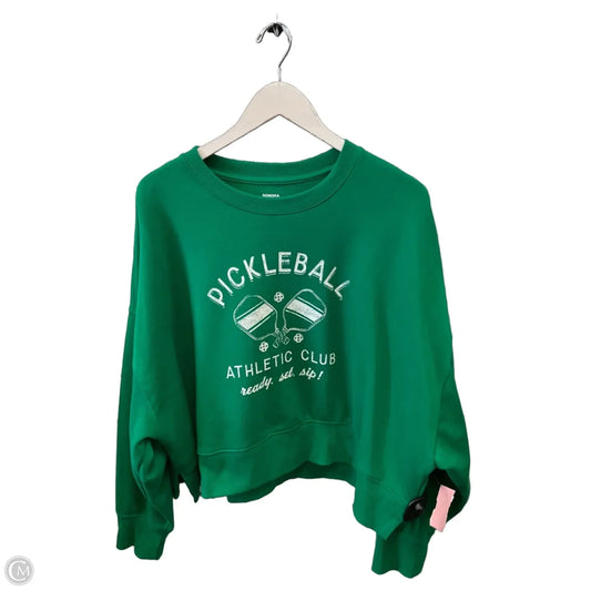 Sweatshirt Collar By Sonoma In Green, Size: Xl