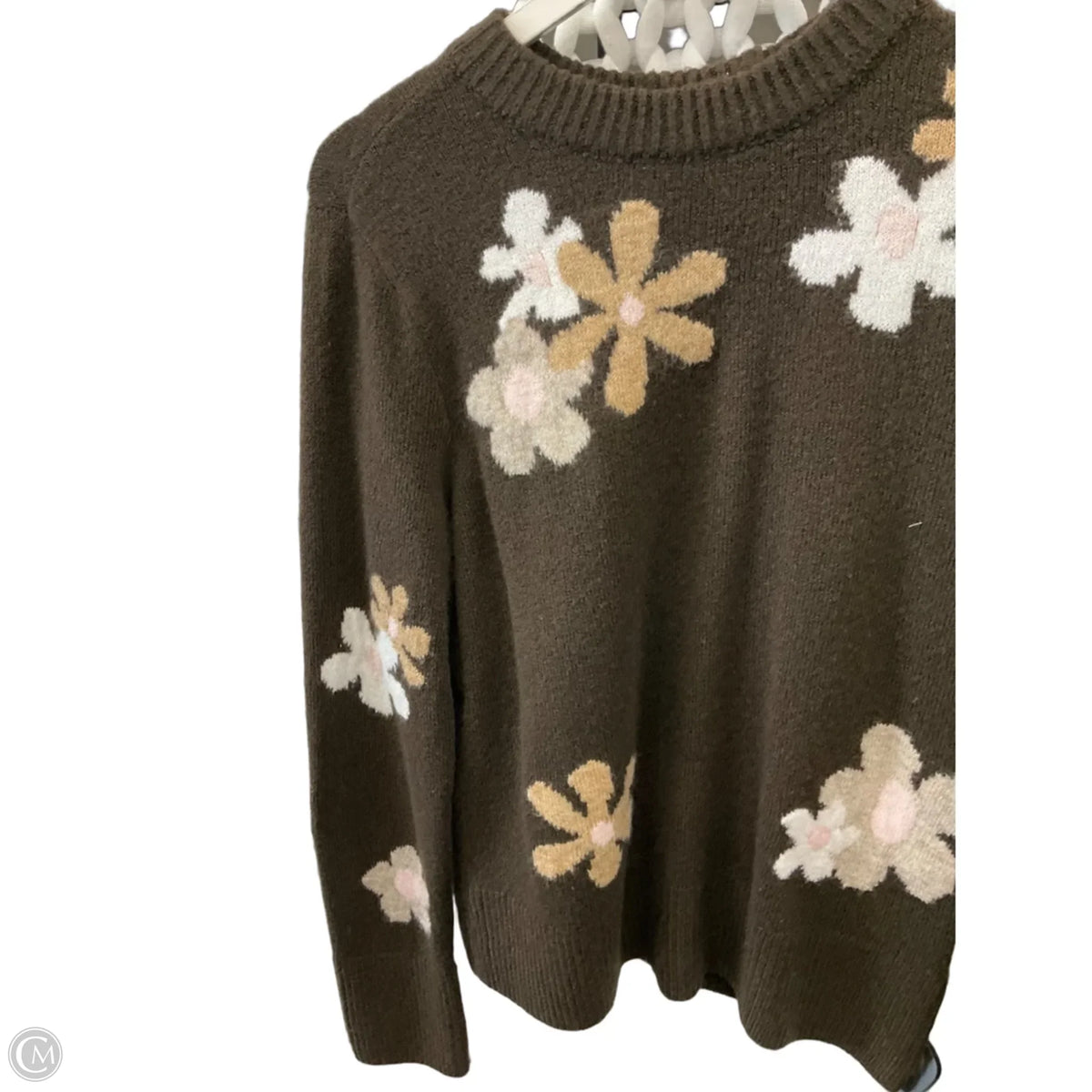 Sweater By Cece In Brown, Size: S
