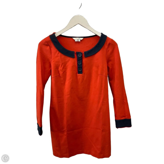 Dress Casual Midi By Boden In Orange, Size: S