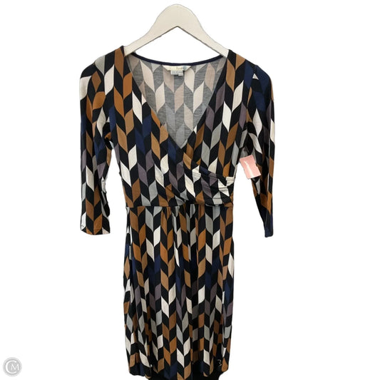 Dress Casual Midi By Boden In Multi-colored, Size: S