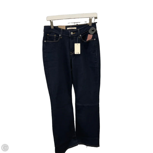 Jeans Flared By Levis In Blue Denim, Size: 6
