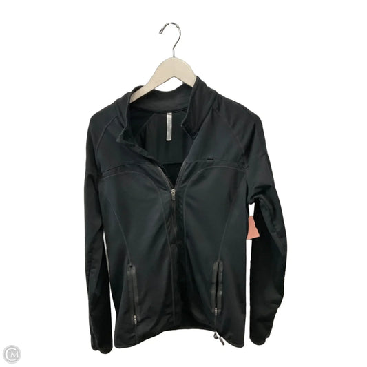 Athletic Jacket By Fabletics In Black, Size: L