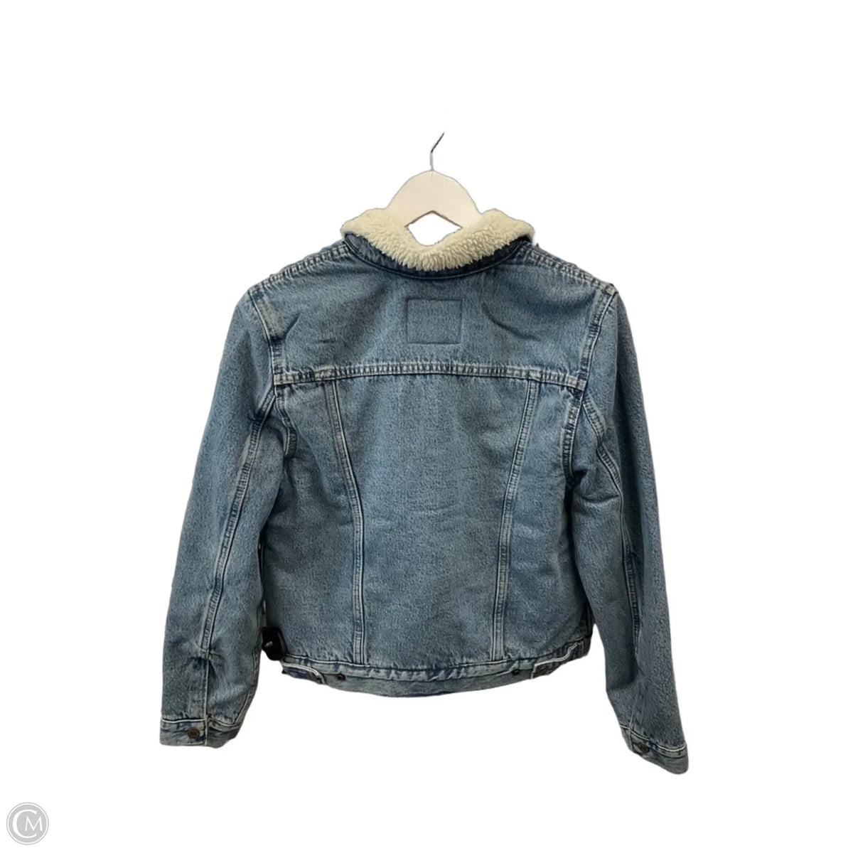Jacket Denim By Levis In Blue Denim, Size: S
