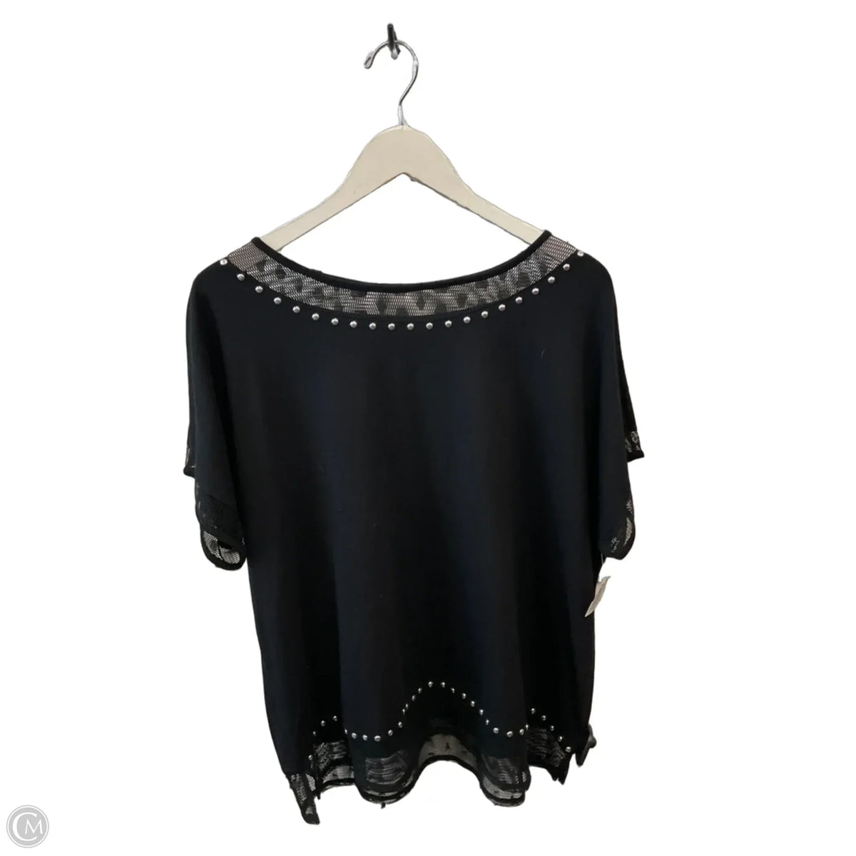 Top Short Sleeve By Ruby Rd In Black, Size: Xl
