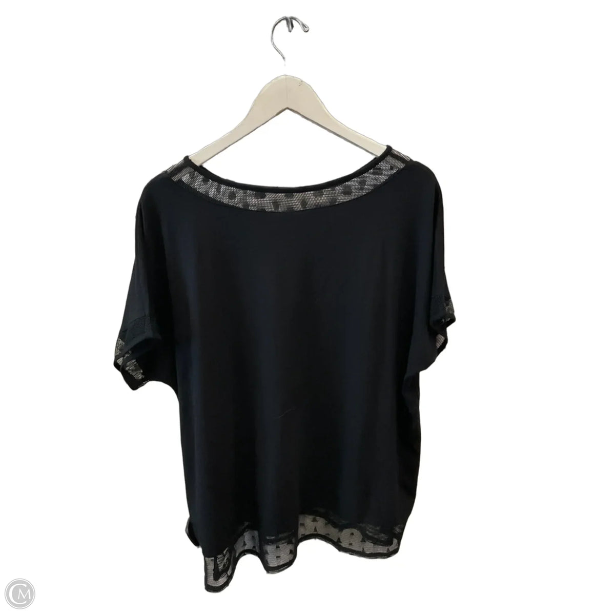 Top Short Sleeve By Ruby Rd In Black, Size: Xl