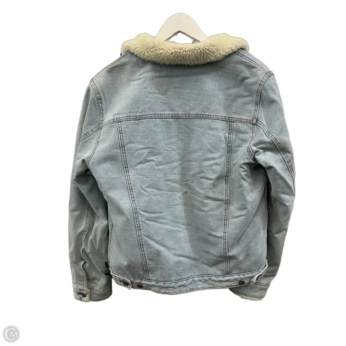 Jacket Denim By Clothes Mentor In Blue Denim, Size: Mp