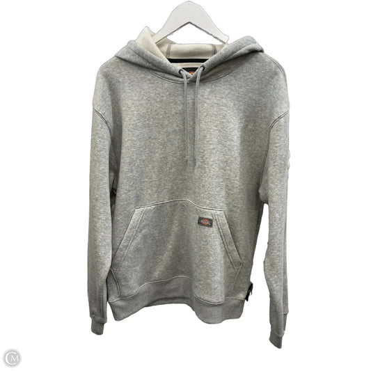 Sweatshirt Hoodie By Dickies In Grey, Size: M