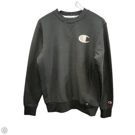Sweatshirt Collar By Champion In Black, Size: Xs