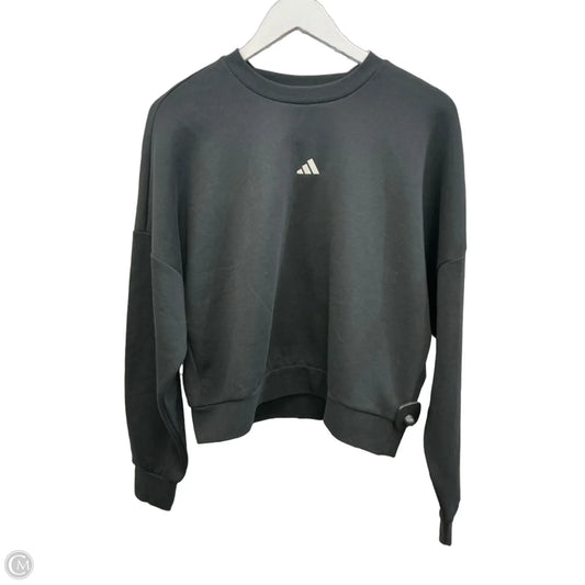 Sweatshirt Collar By Adidas In Black, Size: Xs