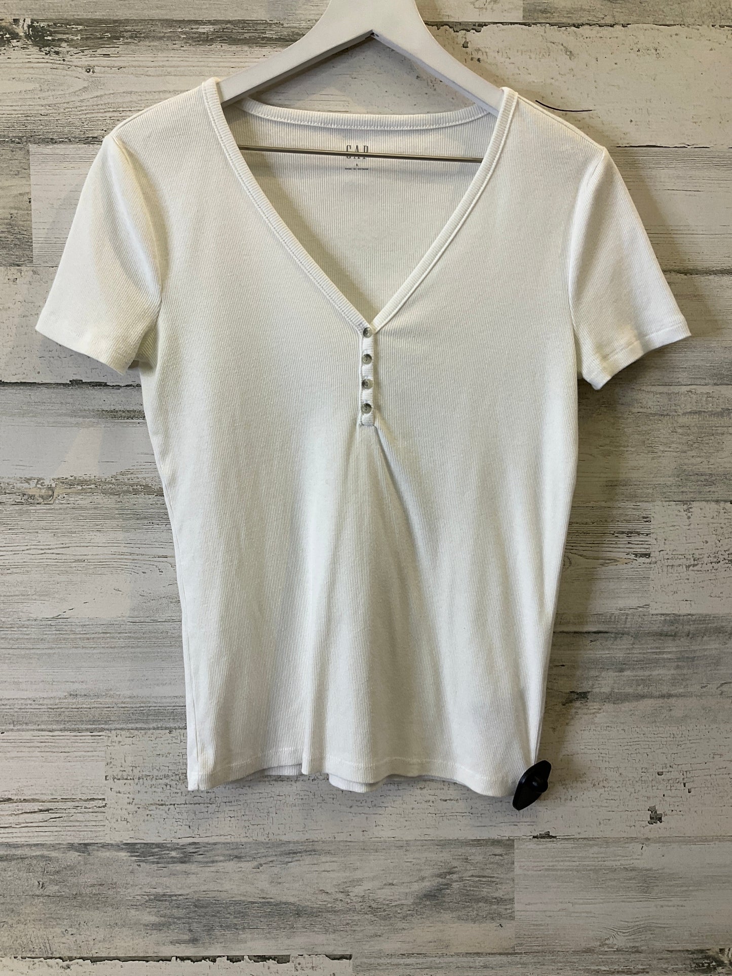 White Top Short Sleeve Gap, Size S