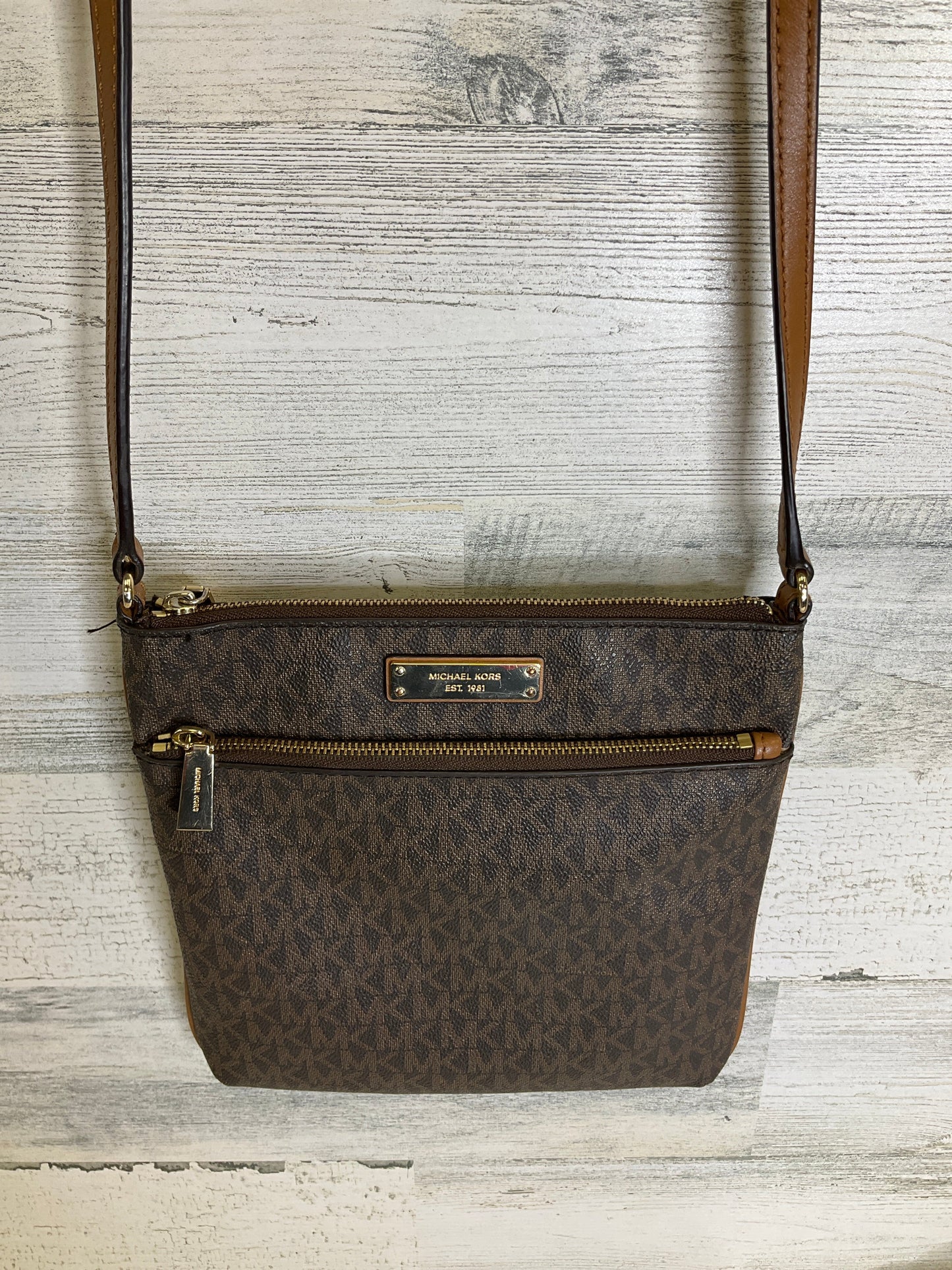 Crossbody Designer Michael By Michael Kors, Size Medium