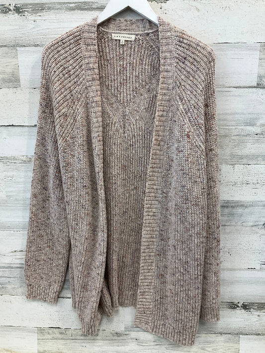 Sweater Cardigan By Retrology In Brown & Purple, Size: 3x