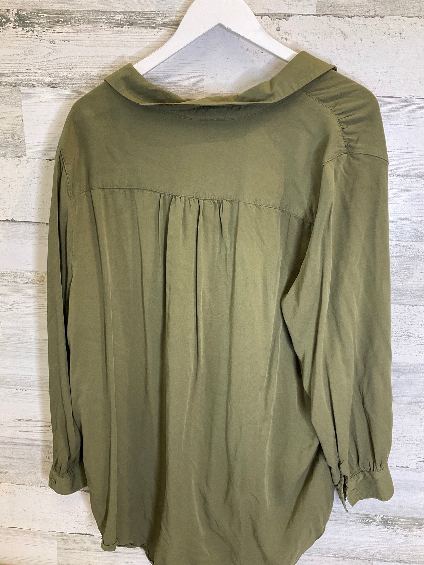Green Top Long Sleeve Clothes Mentor, Size 3x
