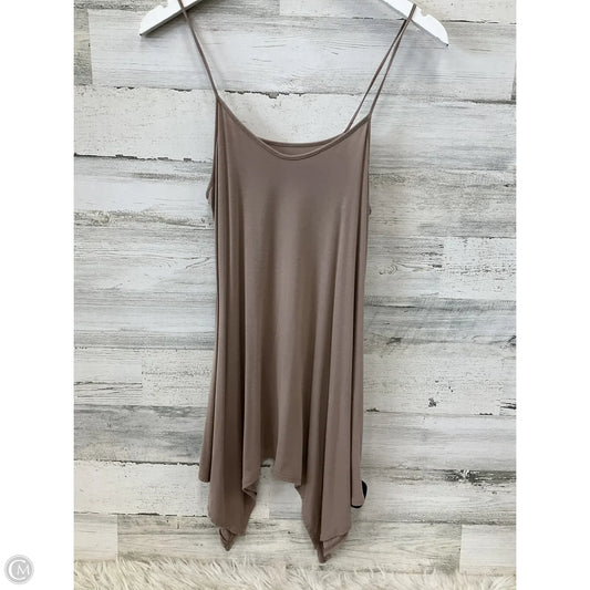 Tank Top By Logo In Brown, Size: S