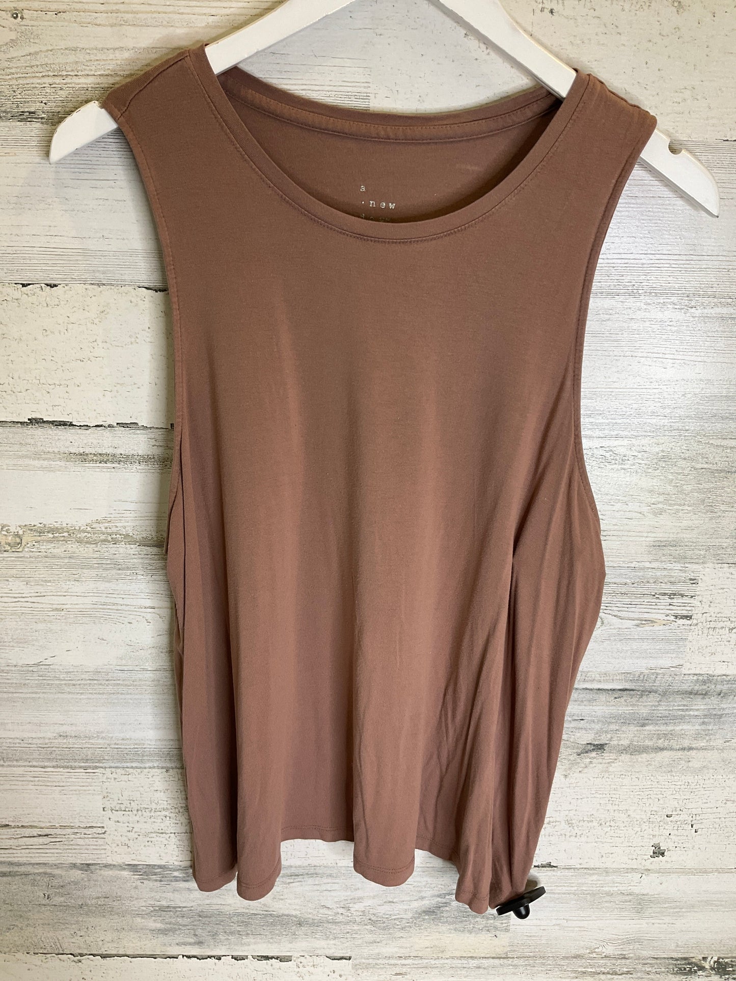 Brown Tank Top A New Day, Size Xl