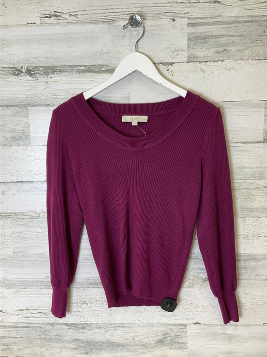 Sweater By Loft In Purple, Size: S