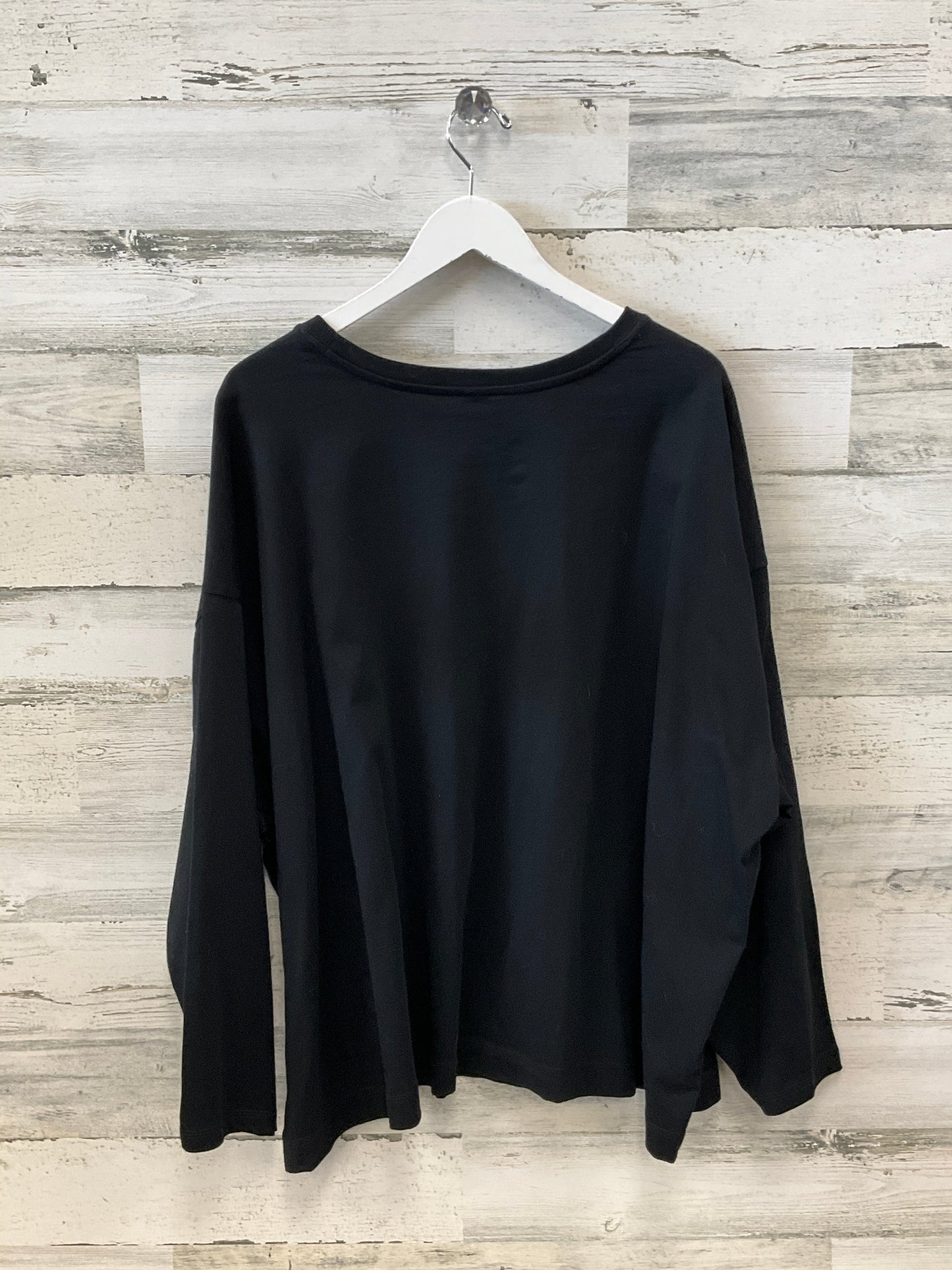 Top Long Sleeve Basic By Old Navy In Black, Size: 4x