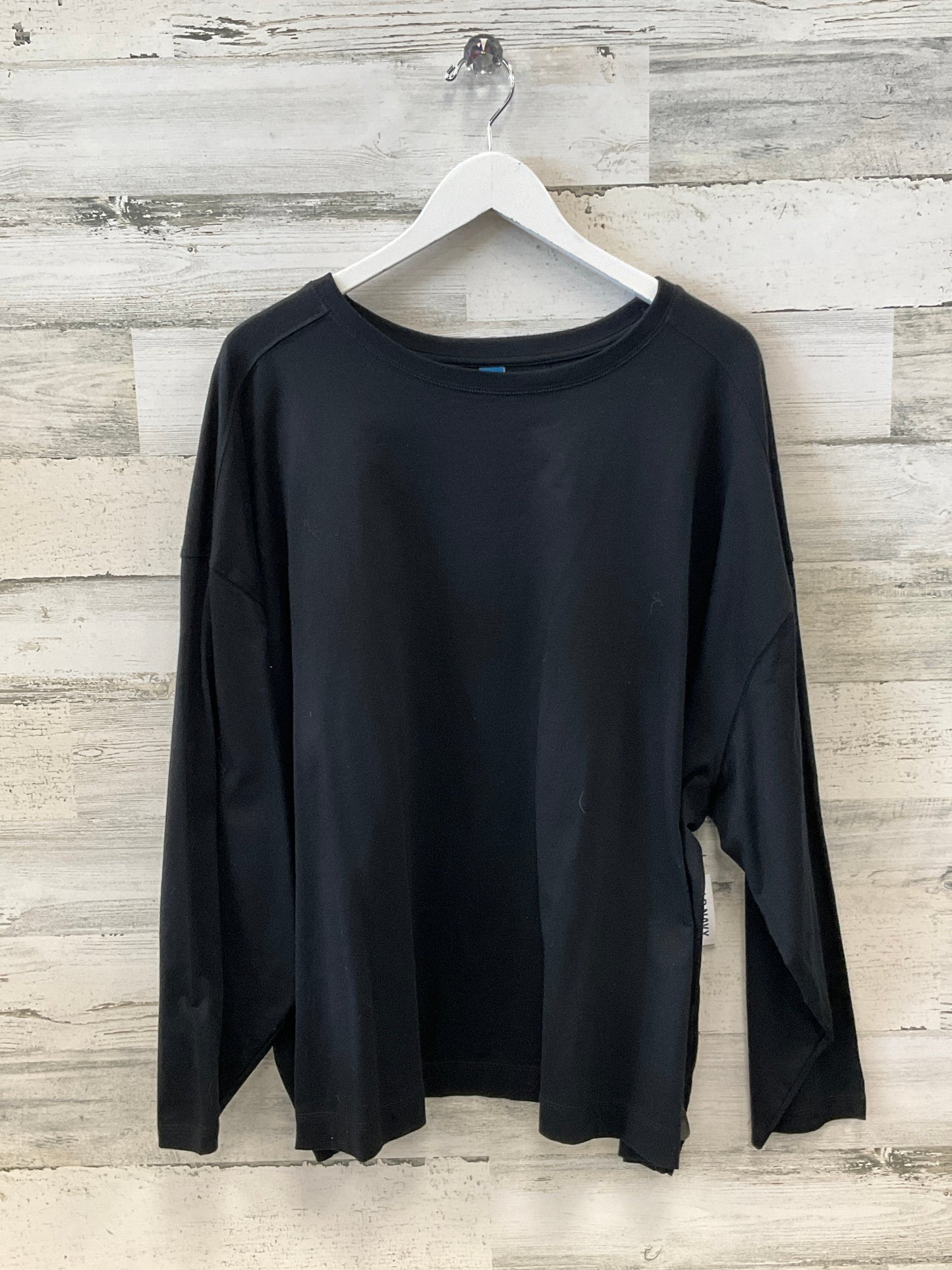 Top Long Sleeve Basic By Old Navy In Black, Size: 4x