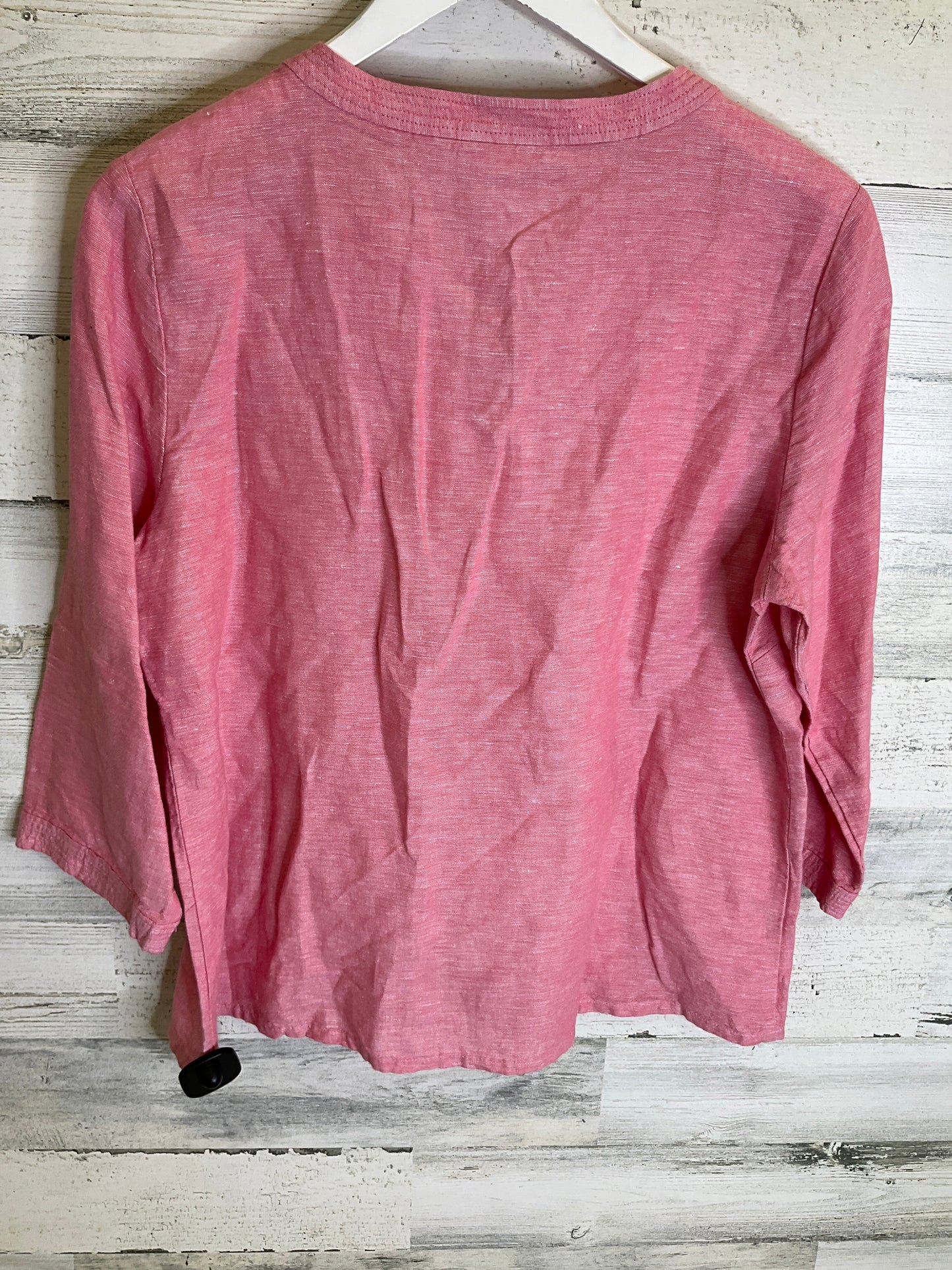 Pink Top Long Sleeve Liz Claiborne, Size M