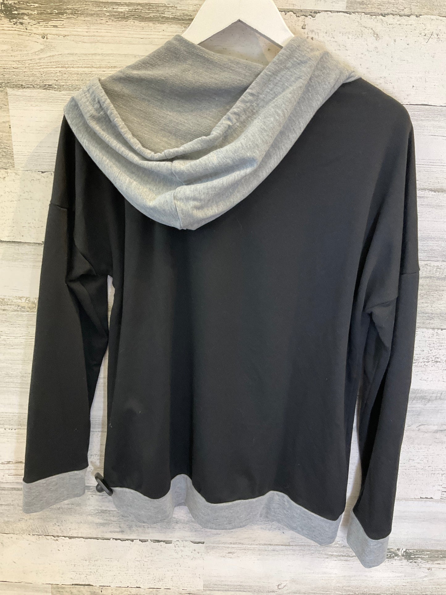 Black & Grey Sweatshirt Hoodie Cme, Size M