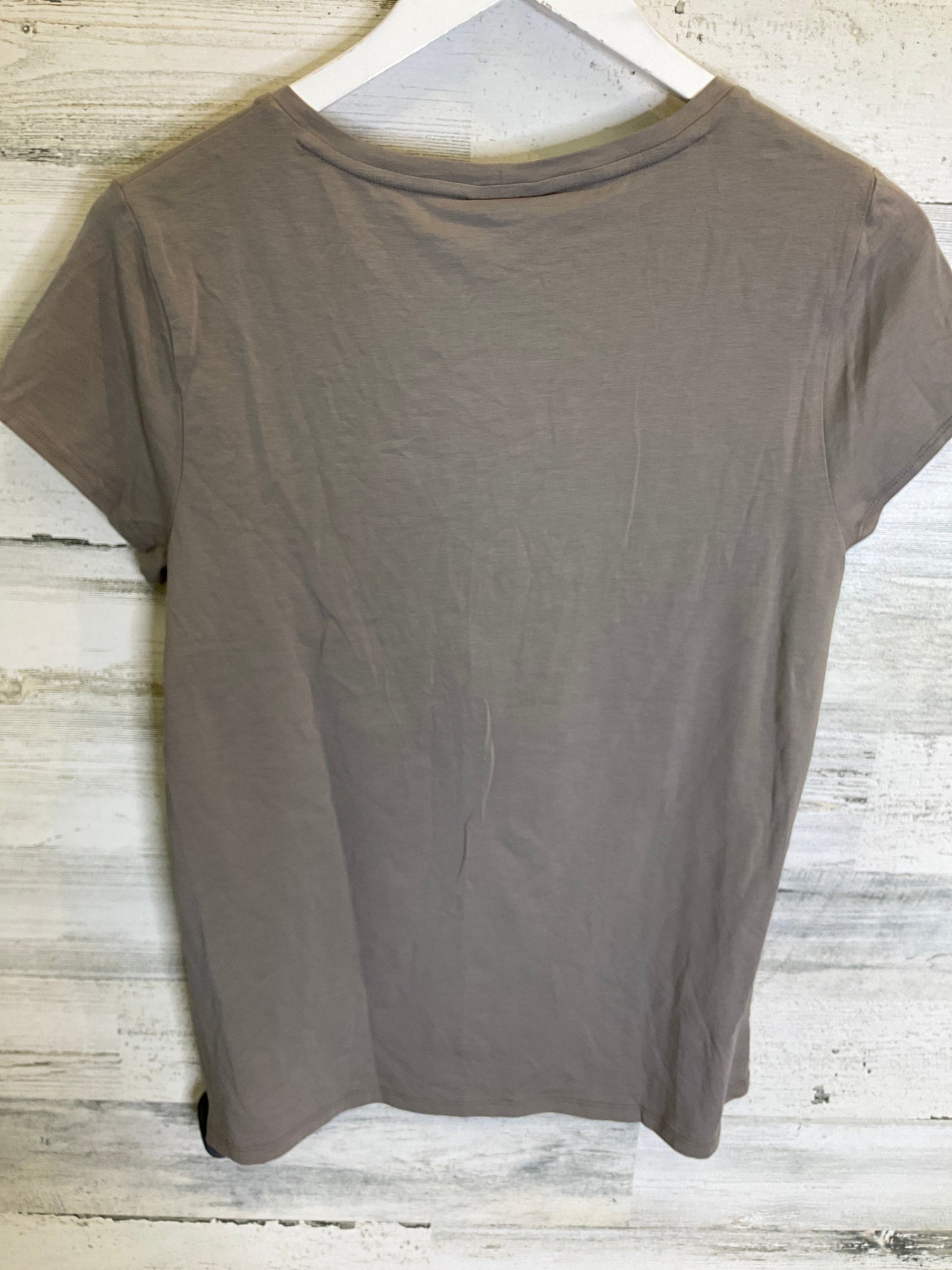 Grey Top Short Sleeve Ann Taylor, Size L