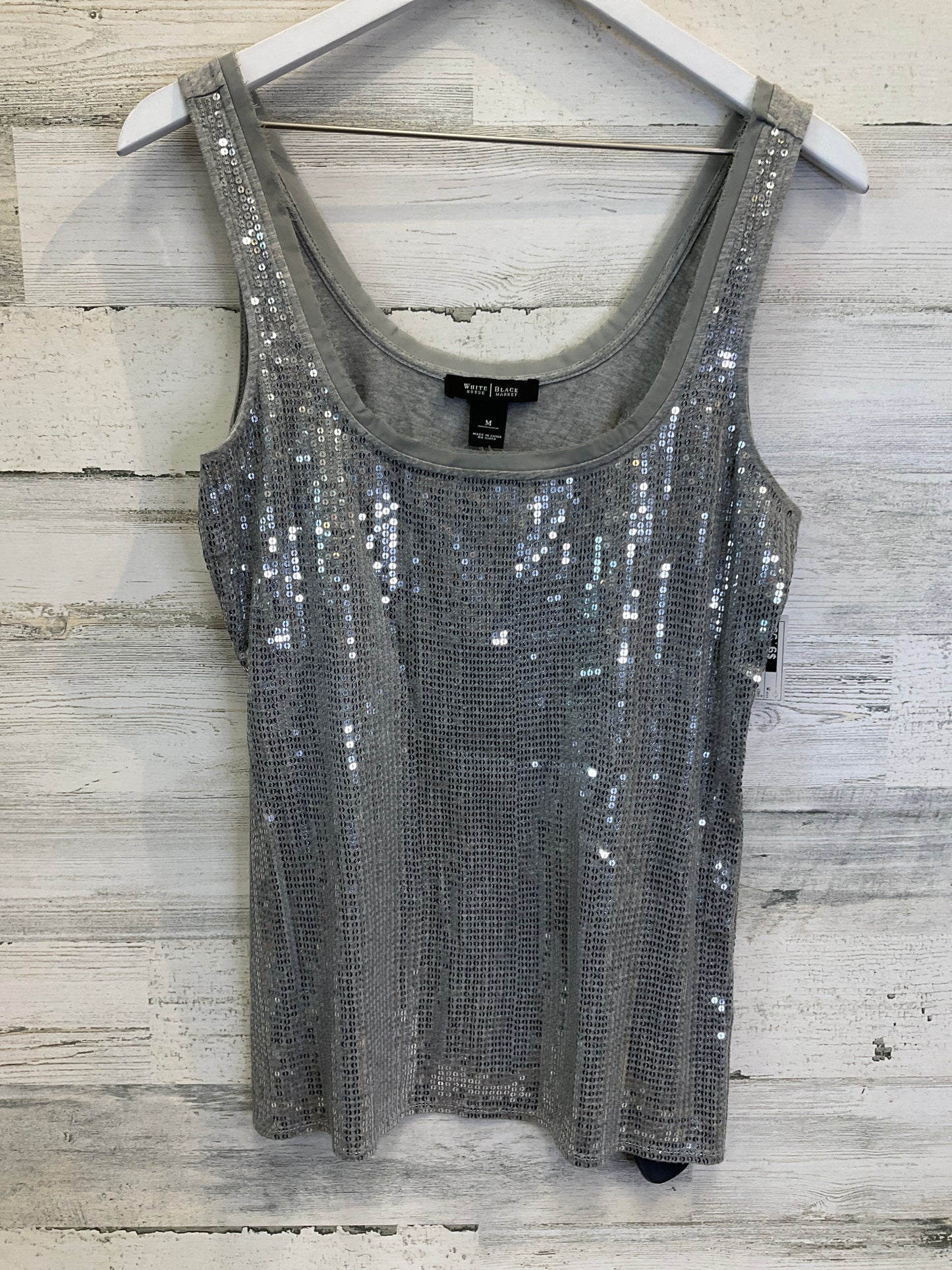 Tank Top By White House Black Market In Grey, Size: M