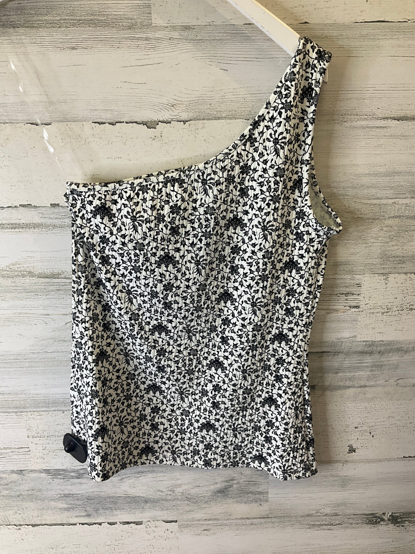 Black & White Top Sleeveless Inc, Size M