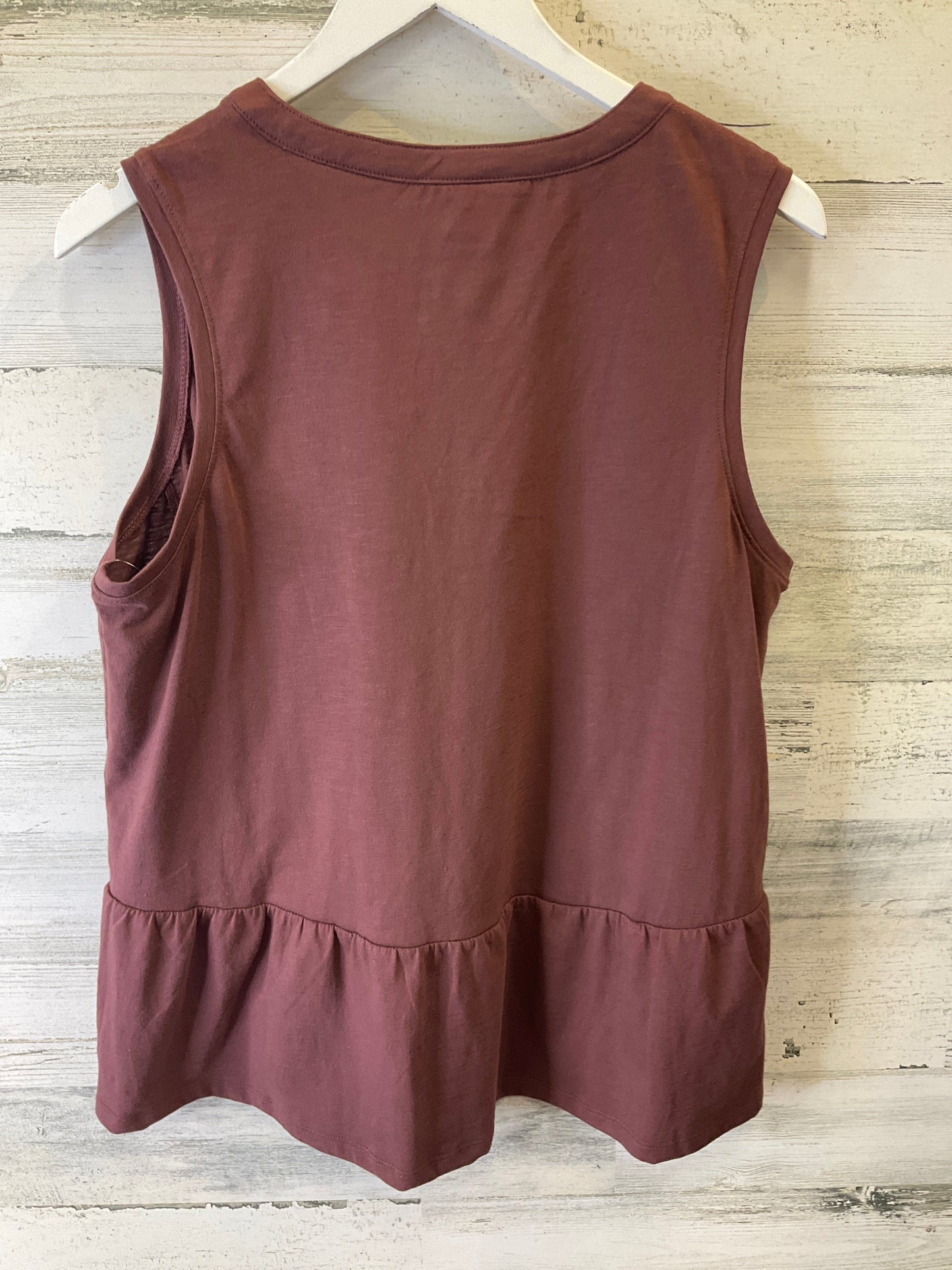 Red Top Sleeveless Sonoma, Size L