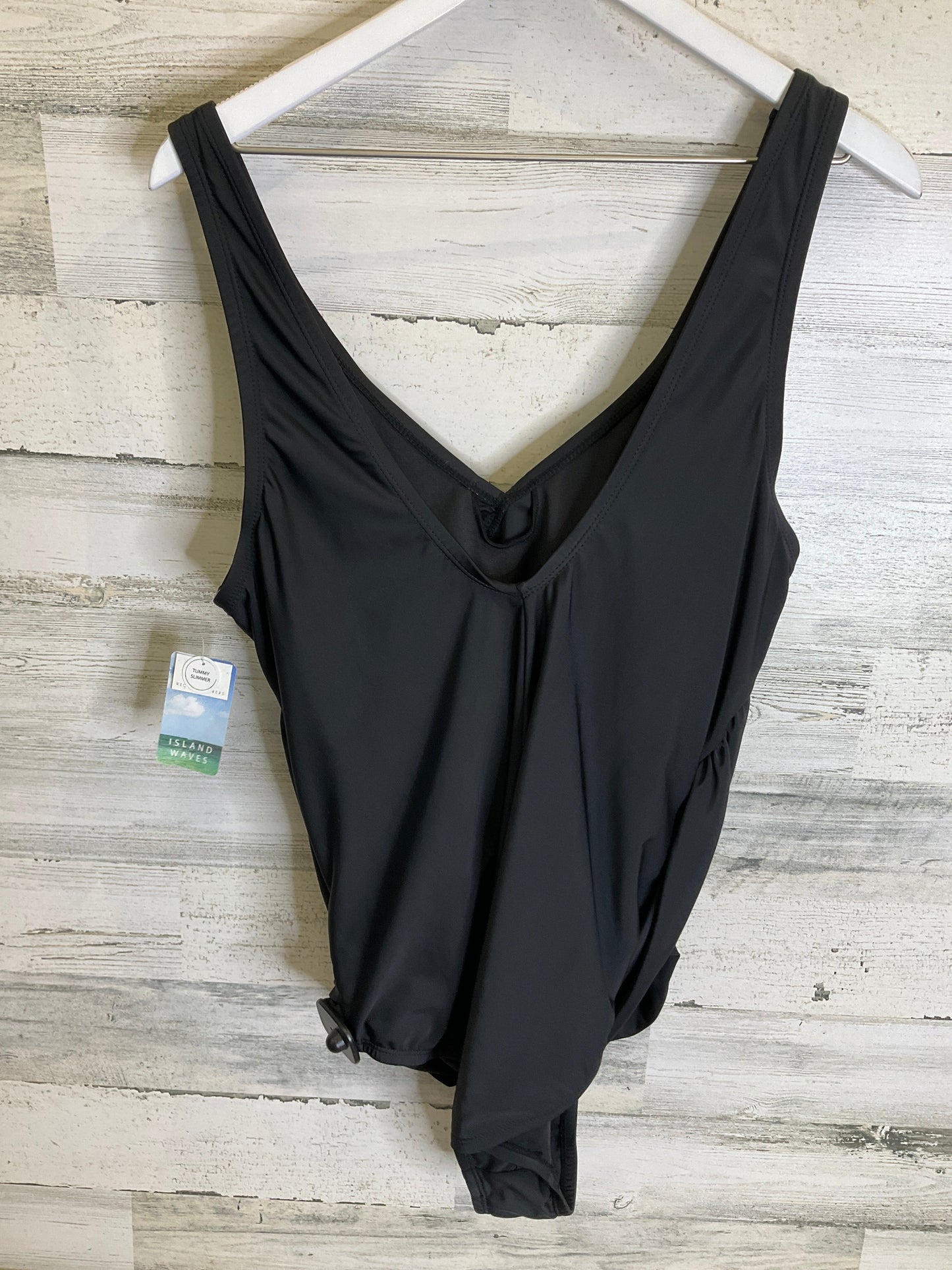 Swimsuit By Clothes Mentor In Black, Size: 3x