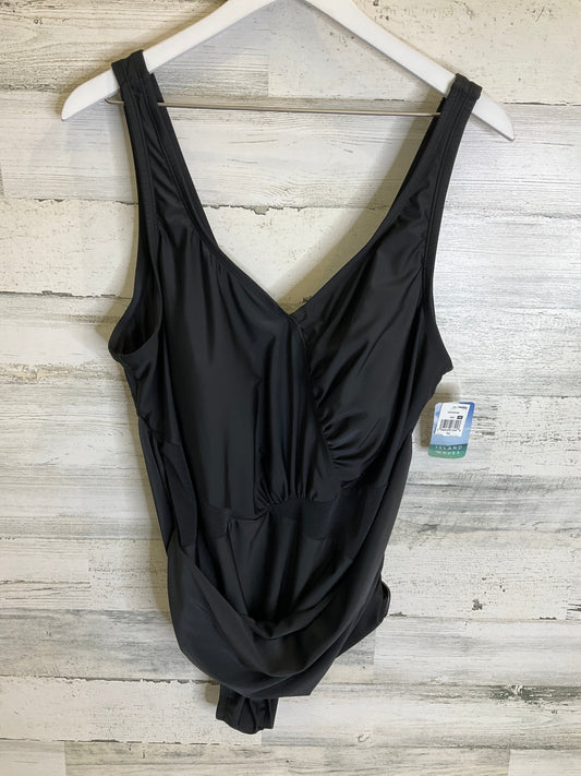 Swimsuit By Clothes Mentor In Black, Size: 3x