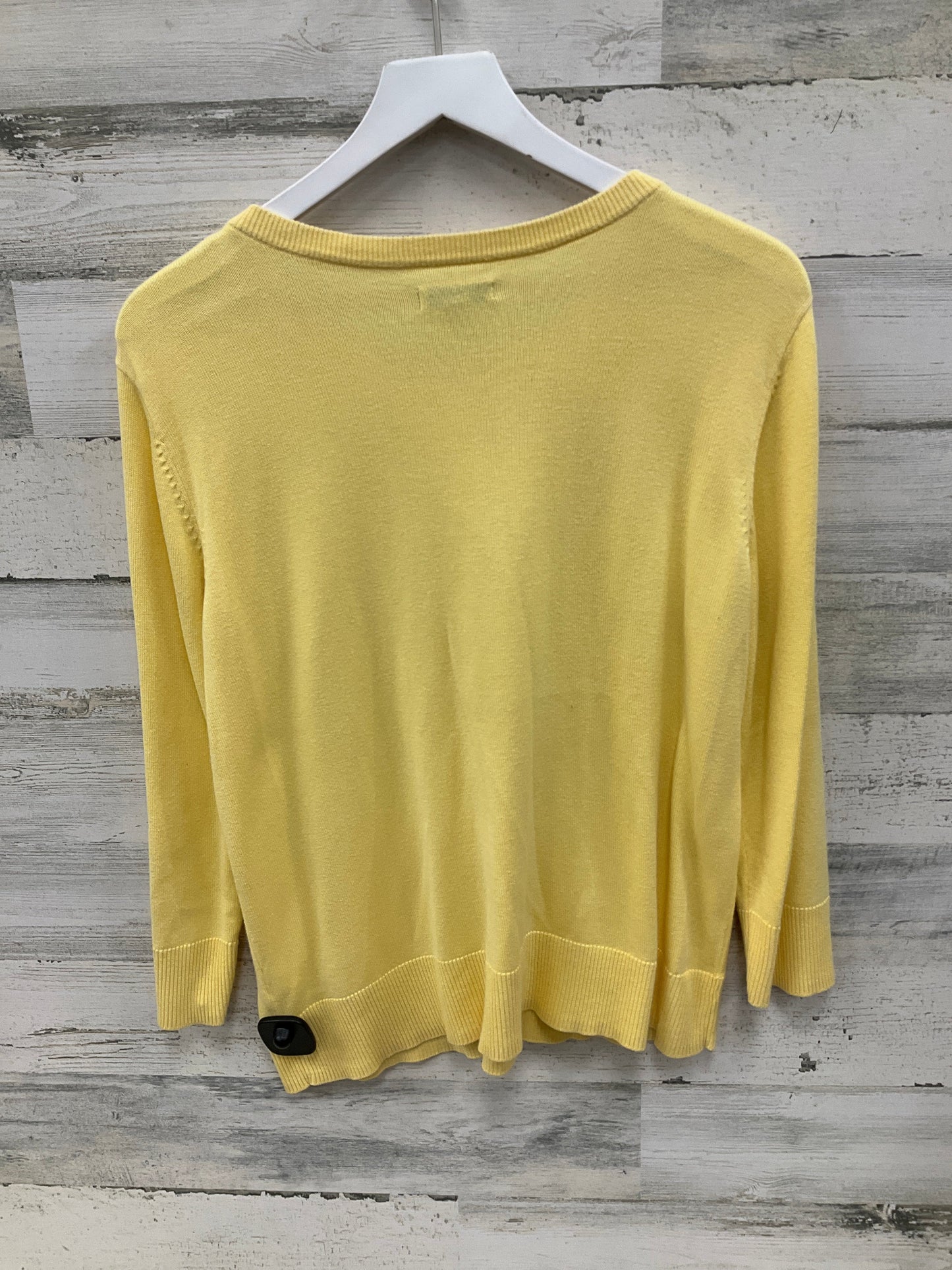 Sweater By Croft And Barrow In Yellow, Size: L