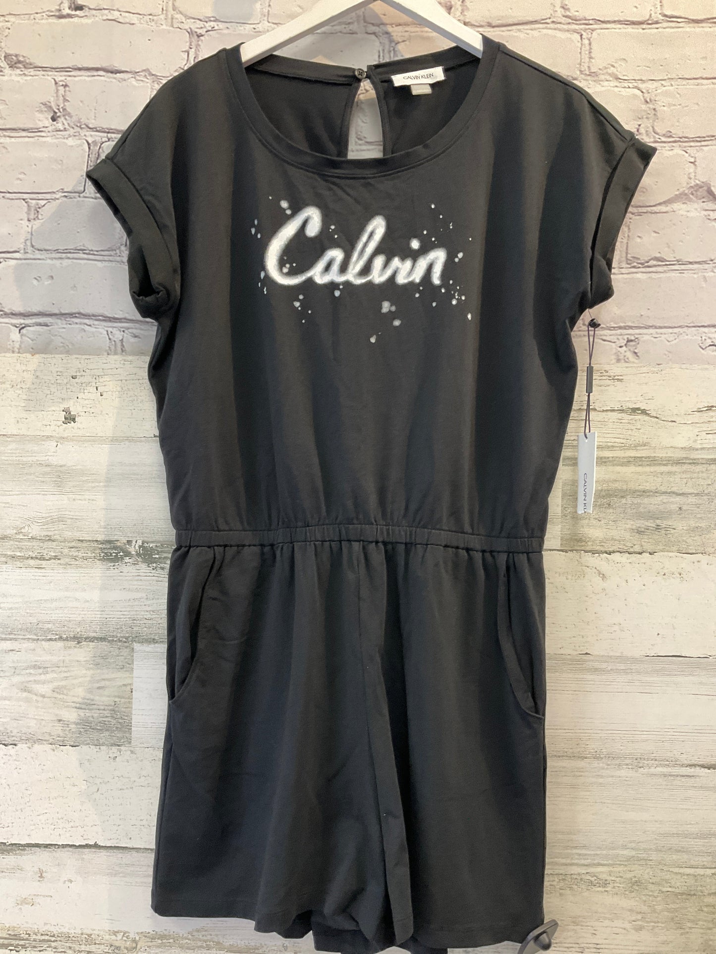 Black Romper Calvin Klein, Size M