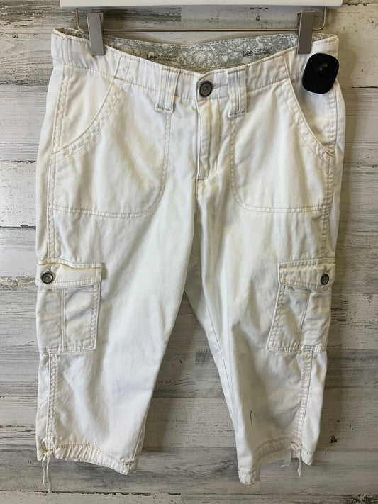 Capris By Lee In White, Size: 4