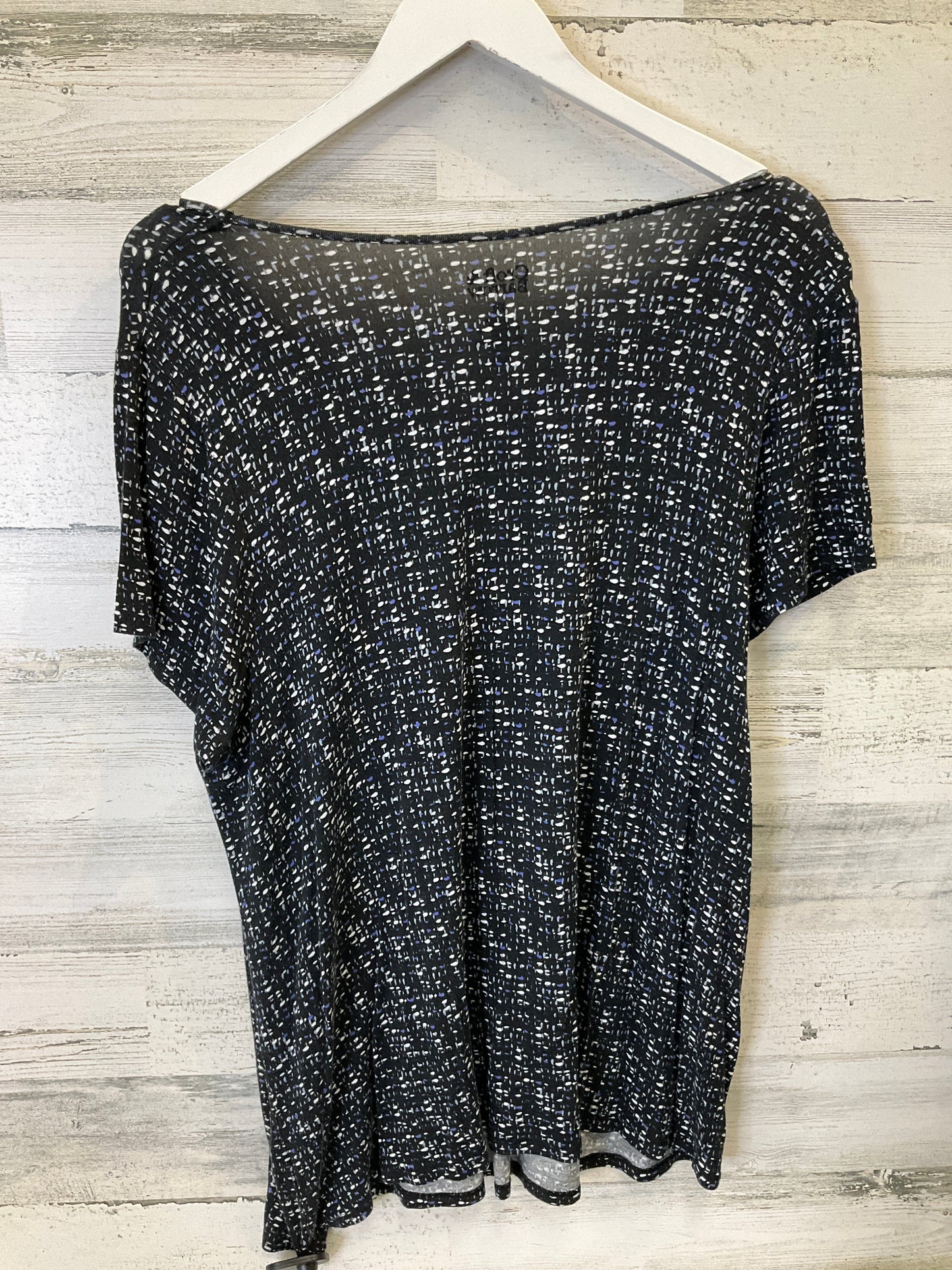 Black Top Short Sleeve Croft And Barrow, Size Xxl